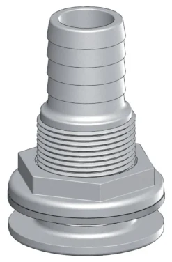 Trudesign Bordgenomföring Vit, 2", 50mm