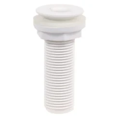 Trudesign Nedsänkt Skrovgenomföring, Vit, 1/2"