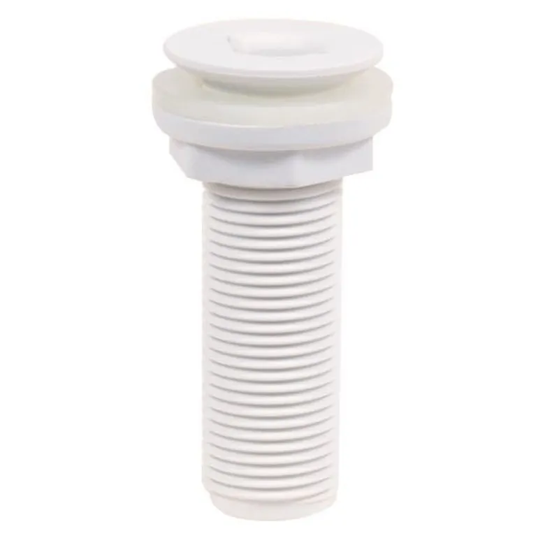 Trudesign Nedsänkt Skrovgenomföring, Vit, 3/4"