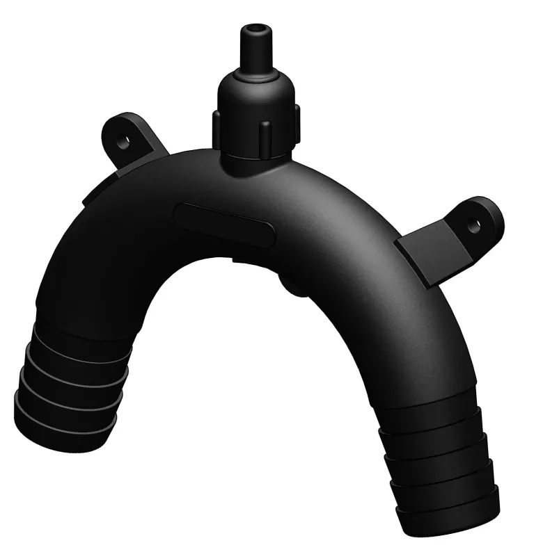 Trudesign Vakuumventil 25 mm svart