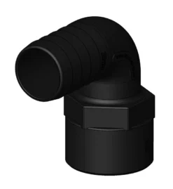 Trudesign Vinkel till skrovg. Slangkoppling, 1 1/2"