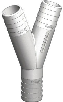 Trudesign Y-koppling, 32mm