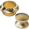 Trycklås, Rosett pol. Mässing 13mm Stor
