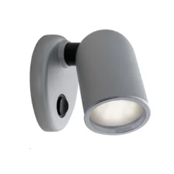 Tube SMD LED, Mattsilver, Krom Ring
