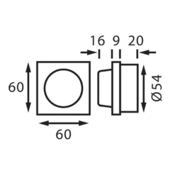 Twilight Dimmer 12v/24v, 100w, 2A, Silversand