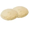 1852 Ull polerrondell med kardborr - 2-pack