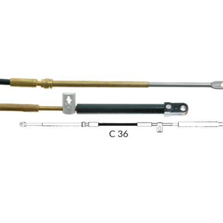 Ultraflex Styrkabel C36 Quicksilver Gen2