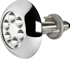 Undervattensbelysning med 6x3W vita LED och tapp
