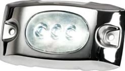 Undervattens-LED-lampa 12/24V blå + AISI316 kåpa