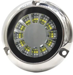 Undervattens-LED-lampa vit + blå 12/24 V