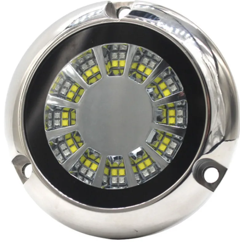 Undervattens-LED-lampa vit + blå 12/24 V