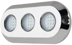 Undervattens-LED-lampa vit 180 W