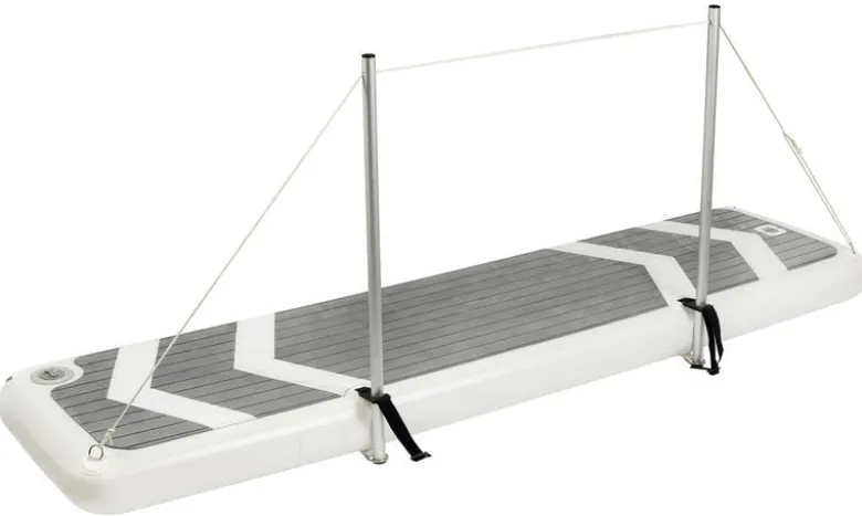 Uppblåsbar PVC-landgång 200 cm