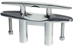 Uppfällbar knap, spegelpolerad AISI316, 217/203 mm