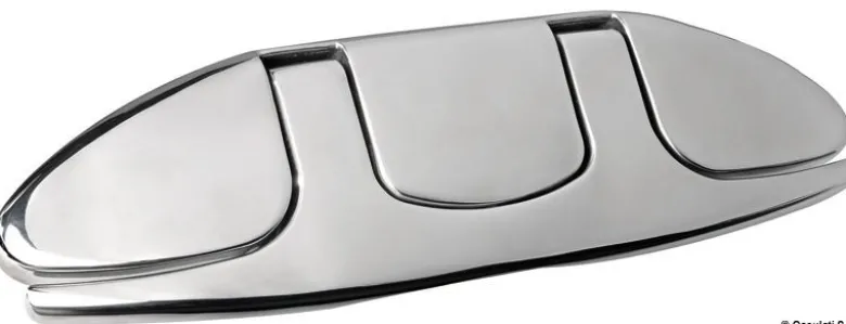Uppfällbar knap spegelpolerad AISI316 350 mm