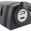USB-A + USB-C uttag med hus