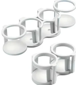 Utfällbar glas-/mugg-/burkhållare 2/4 koppar