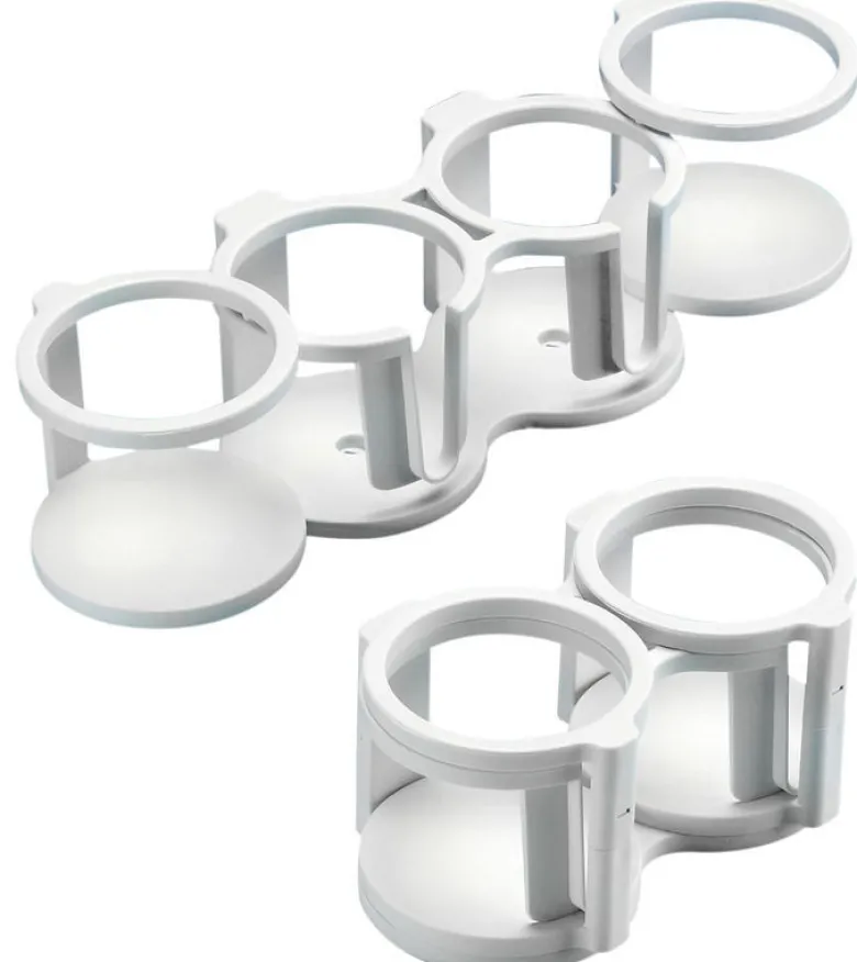 Utfällbar glas-/mugg-/burkhållare 2/4 koppar