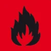 Varningsdekal för brandfara (10 st)