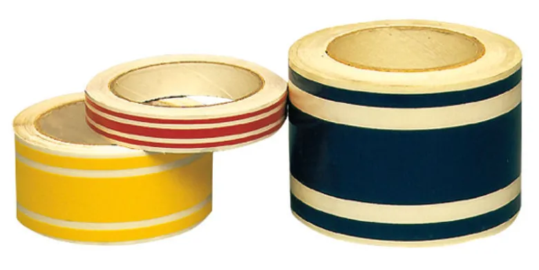 Vattenlinje, 3-randig, svart 19 mm