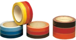 Vattenlinjerandtejp 3-randig tonad blå 33 mm