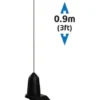 VHF antenn 90cm Whipflex