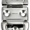 Vikbar ögleplatta 59x99 mm med dubbel 8 mm ring Brottlast Kg 6800