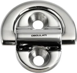 Vikbar ögleplatta 45x45 mm 6 mm ring (2 hål) Brottlast kg 1800