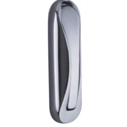 Vikbar klädkrok 75x25mm förkromad mässing
