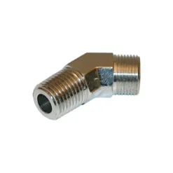 Vinkelnippel 45gr 9/16-24 1/4"
