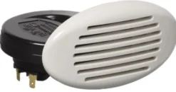 Vitt infällt signalhorn 112 dB