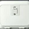 Vitt stuvfack med lock 280 x 180 mm A-front