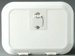Vitt stuvfack med lock 280 x 180 mm A-front
