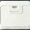 Vitt stuvfack med lock 280 x 180 mm C-front