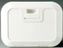 Vitt stuvfack med lock 280 x 180 mm C-front