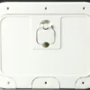 Vitt stuvfack med lock 280 x 180 mm D-front