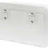 Vitt stuvfack med lock 500 x 250 mm F-front