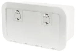 Vitt stuvfack med lock 500 x 250 mm F-front