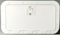 Vitt stuvfack med lock 500 x 250 mm G-front