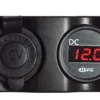Voltmeter 3/30 V + cigarettändaruttag