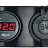 Voltmeter 3/30 V + dubbelt USB-uttag