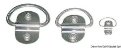 Vridbar halvring polerad AISI304 51x32 mm