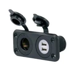 12V uttag / 2x USB uttag