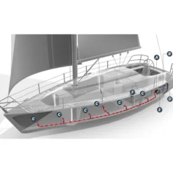 Webasto Air Top EVO 55 Luftfördelningskit till 4 Kabiner